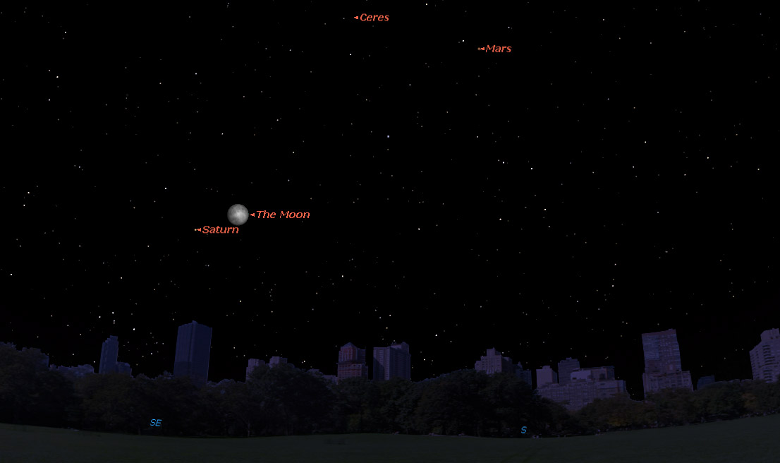 See Saturn Shine Near the Moon Tuesday: Where to Look